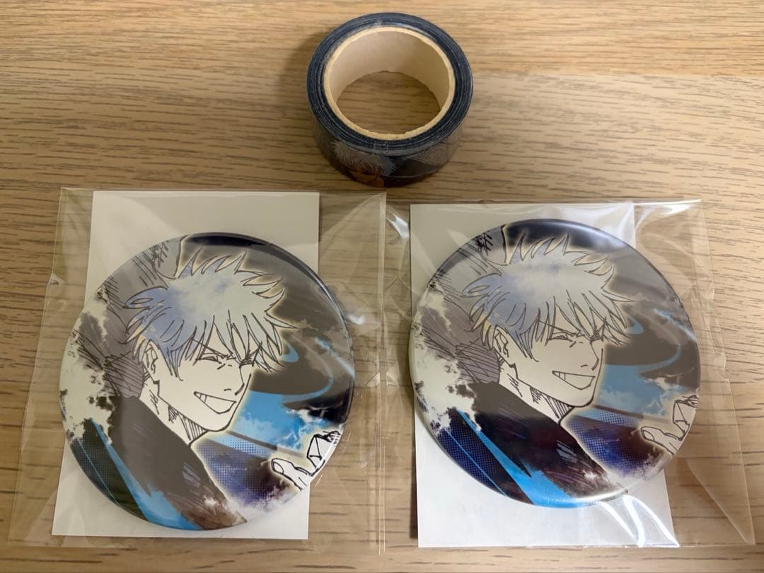 呪術廻戦 芥見下々 原作 コレクション缶バッジ 五条悟