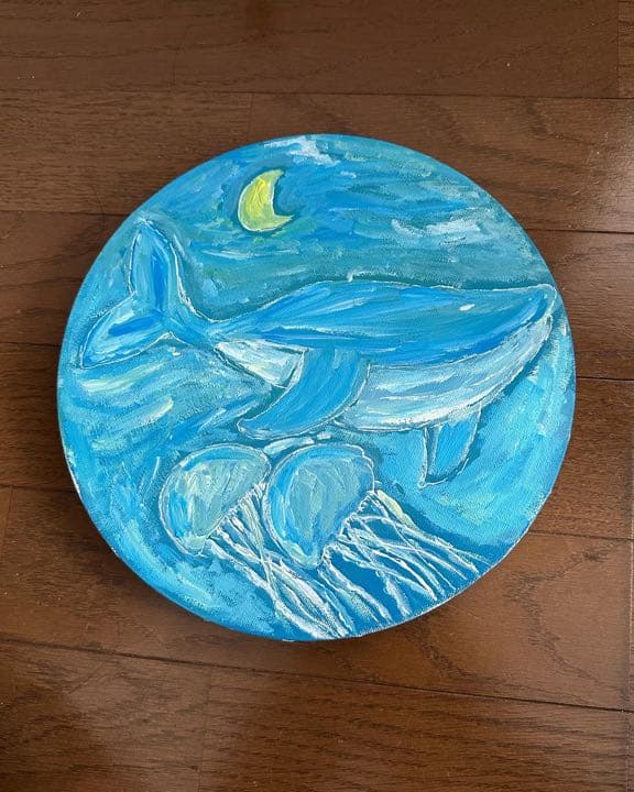 【原画のみ販売】クジラとクラゲ空の大冒険
