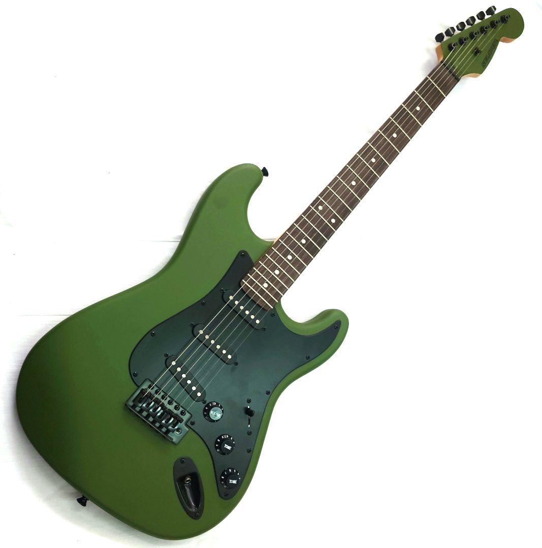 SELDER アーミーグリーン ストラトタイプ エレキギター