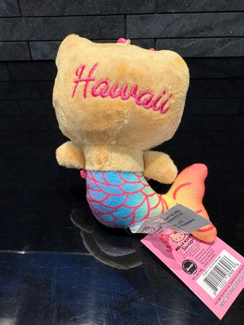 【ハワイ限定】日焼けキティ マーメイド ぬいぐるみキーホルダー ３点セット