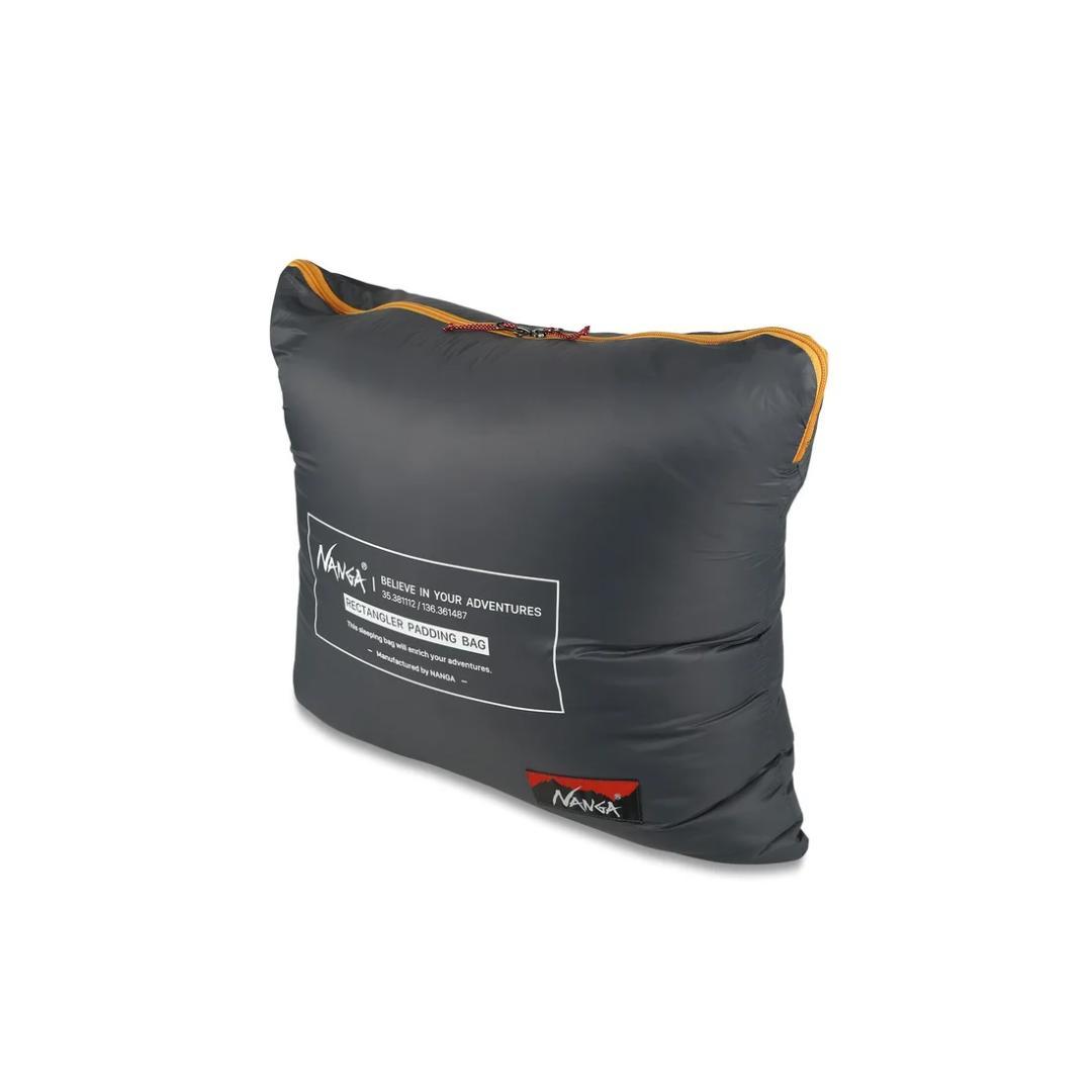 新品 ナンガ NANGA 寝袋 シュラフ 封筒型 クッション イエロー/グレー