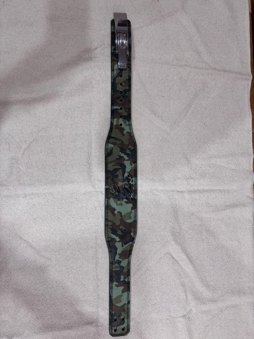 直筆サイン入りジュラシック 木澤 レバーアクション パワーベルト Mサイズ　2