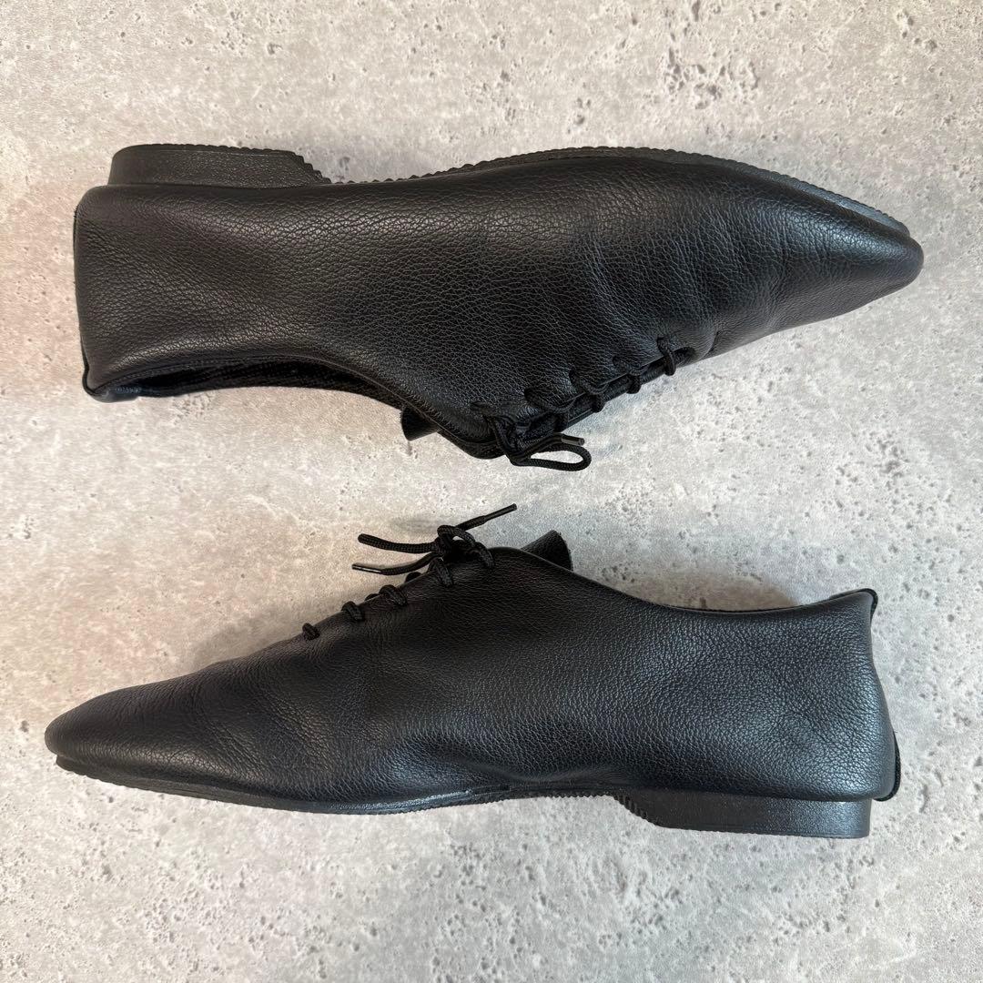 美品 CROWN クラウン ジャズシューズ 27cm ブラック レザー 英国製