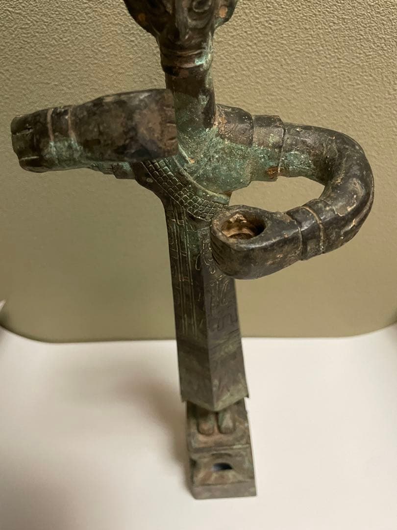 古青銅器　人物　希少