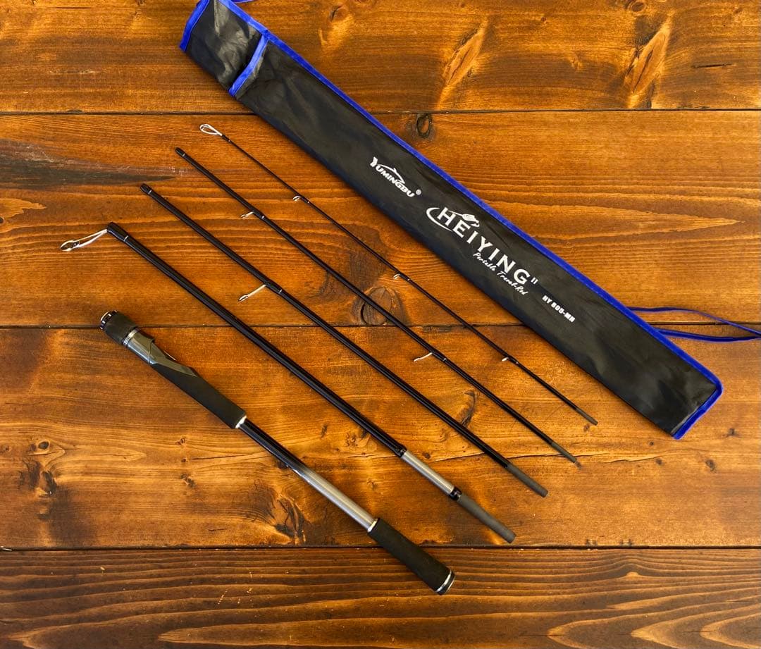 エギングロッド　5ピースロッド　パックロッド　カーボンロッド　超軽量　スピニング