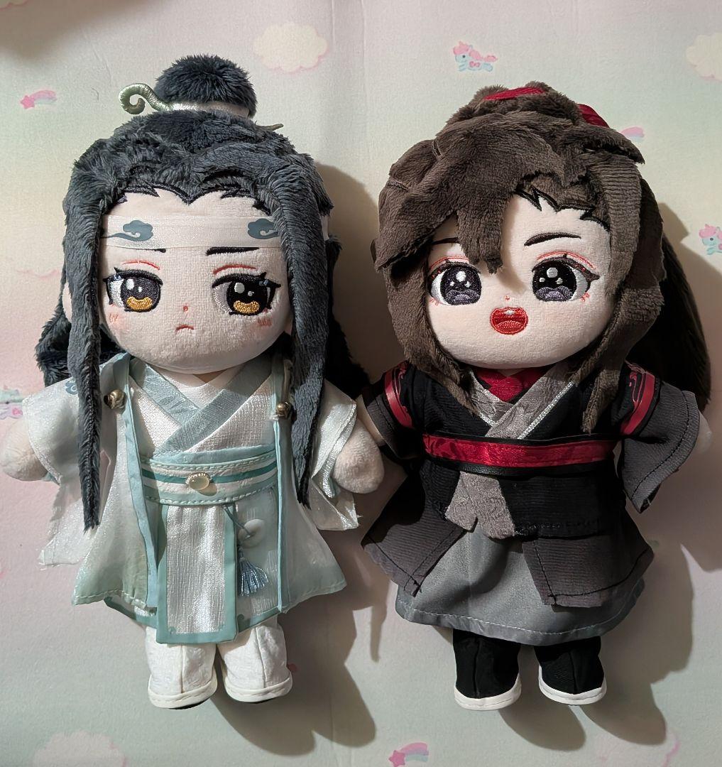 魔道祖師 ぬいぐるみ 20cm minidoll 魏無羨 藍忘機 本体 衣装