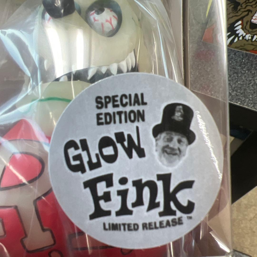 希少ラットフィンクボビングヘッド暗闇で光るGLOW FINK 3体セット