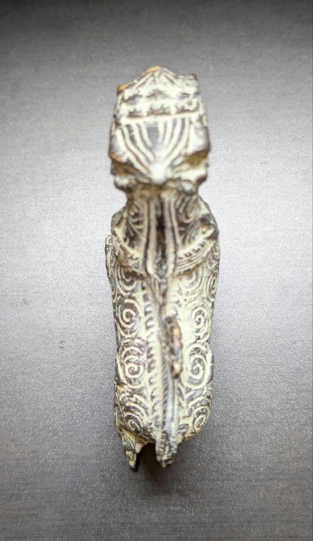 【良品】青銅製　聖獣置物　時代物　骨董アンティーク　中国美術 麒麟