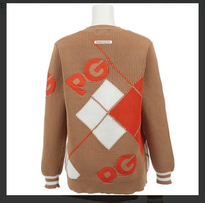 PEARY GATES パーリーゲイツ アーガイル柄 セーター ニットセーター