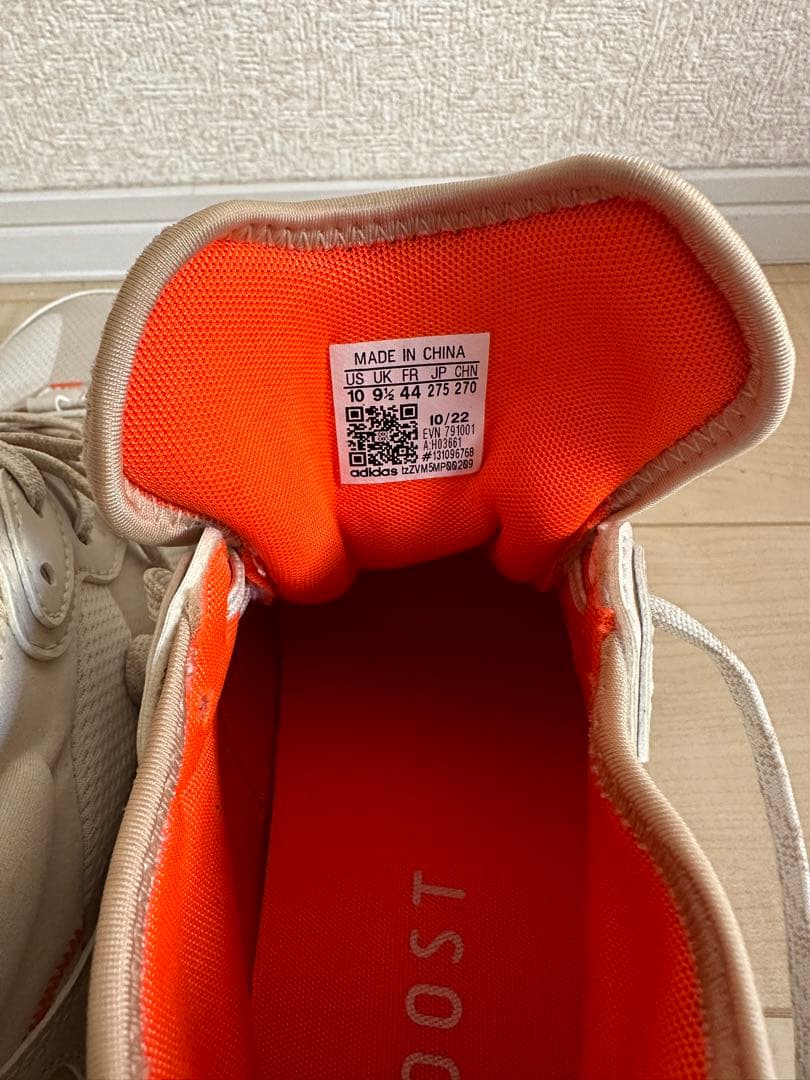 ゴルフシューズ ホワイト/オレンジ ハイカット