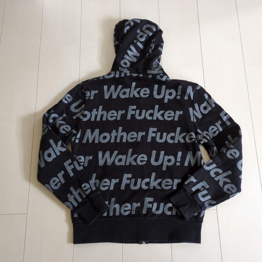 ロゴプリント フルジップパーカー ブラック LUNASEA Jグッツ