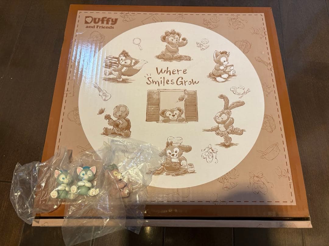 ダッフィーアンドフレンズ　掛け時計　ケーブルコードマスコットまとめ売り