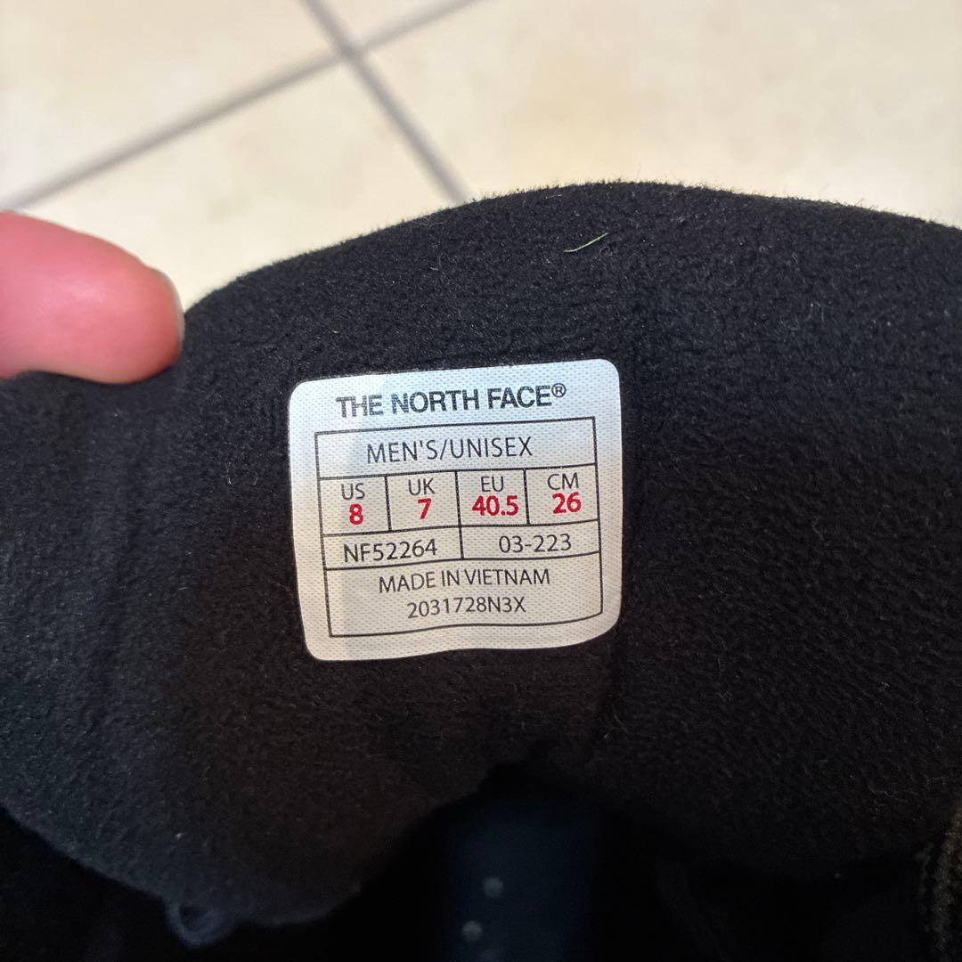 [すぐ発送可能]ノースフェイス　スノーショット　26cm 美品　黒