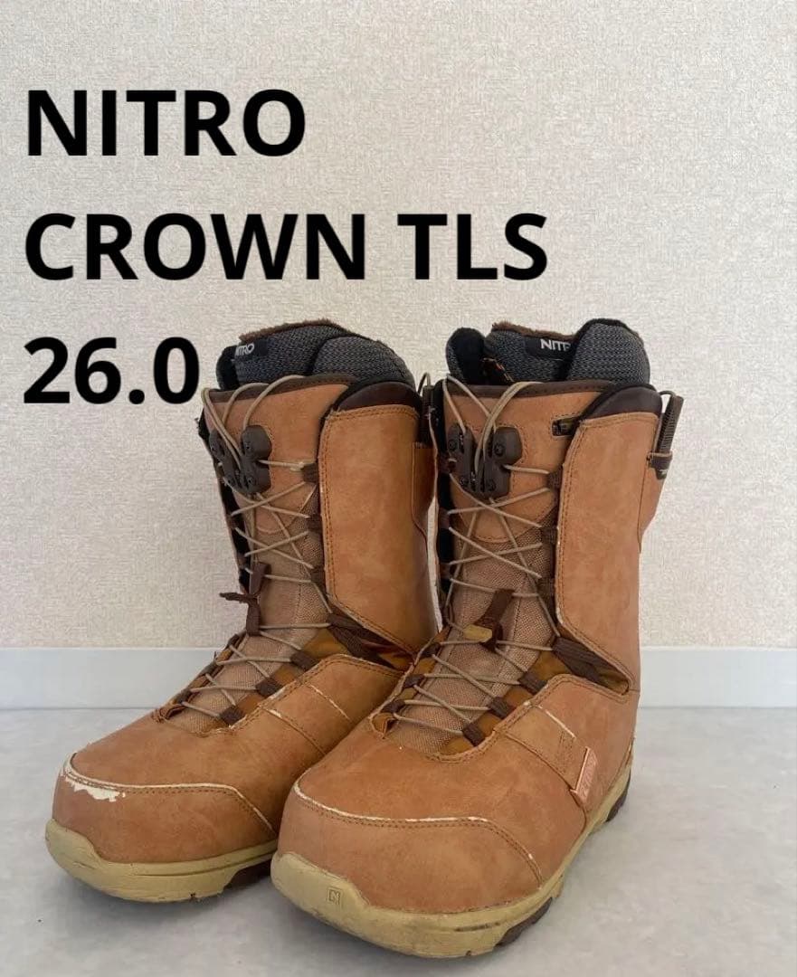 Nitro crown ナイトロ クラウン スノーボードブーツ 女性用 ブラウン