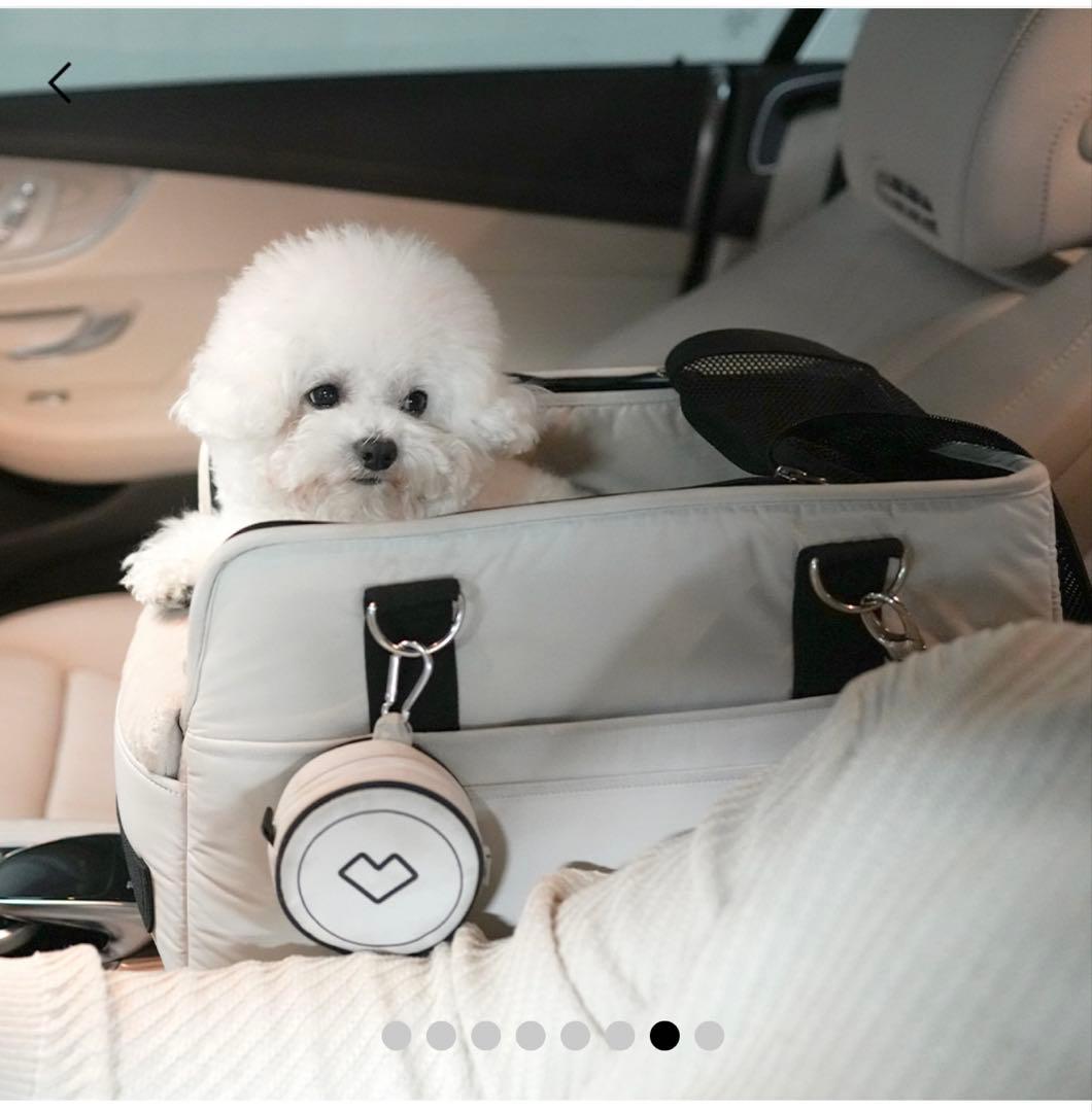 SSOOOK BAG 犬用 キャリーバッグBEIGE Lサイズ