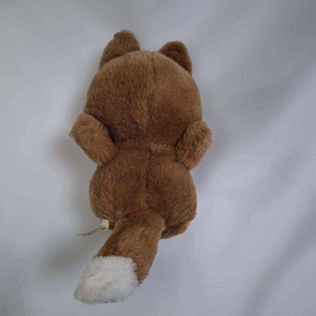 【ぬいぐるみの三英】キタキツネ★チロンノプ★　昭和レトロ＊当時物