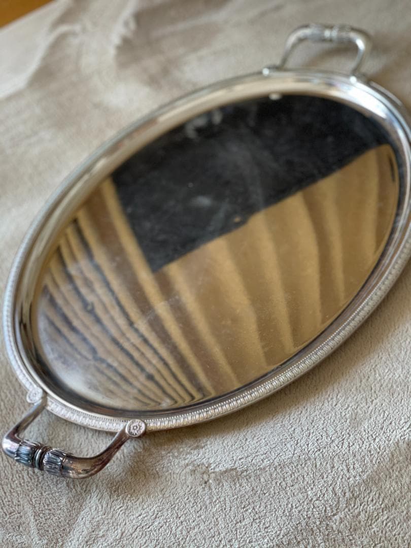 Christofle クリストフル　大型トレイ64cm ギャリア