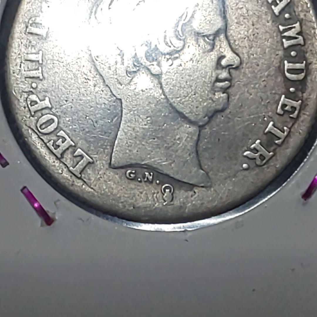トスカーナ大公国！レオポルドII ！銀貨