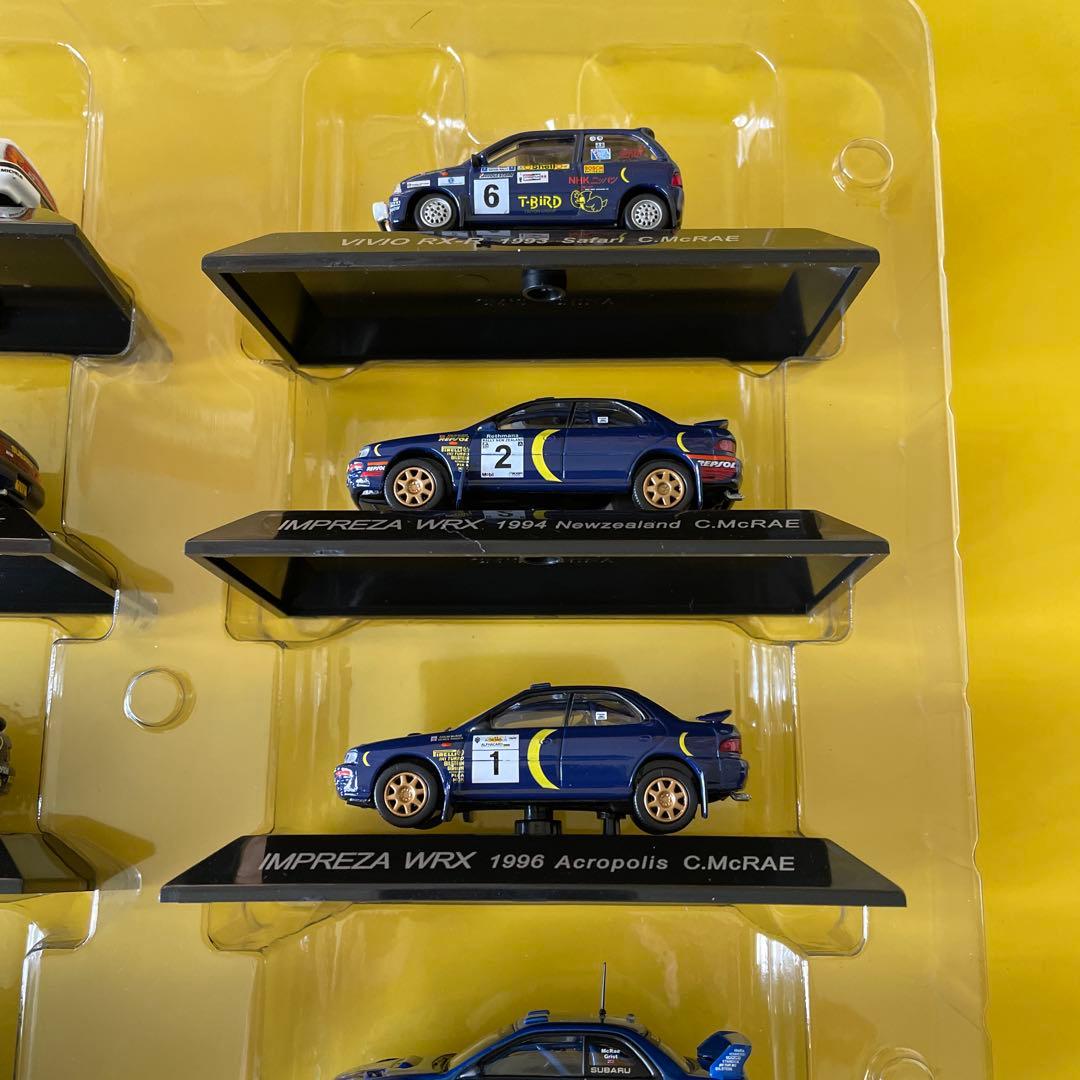 IMPREZA WRC 1996-1998 ミニカー 9台セット