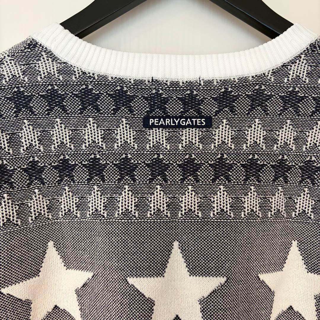 送料込☆PEARLY GATES 星柄セーター サイズ6