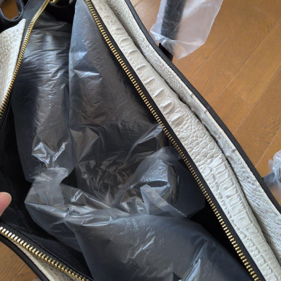 ⭐【新品未使用】GLITTER クロコダイル風ゴルフバッグ