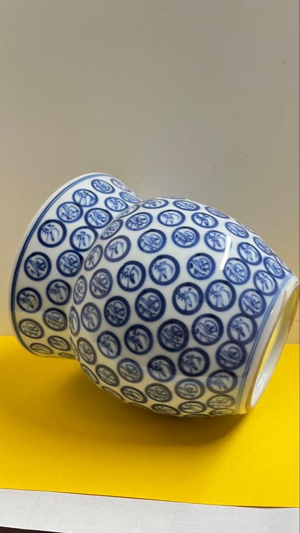 福寿染付水指　値下げしました。