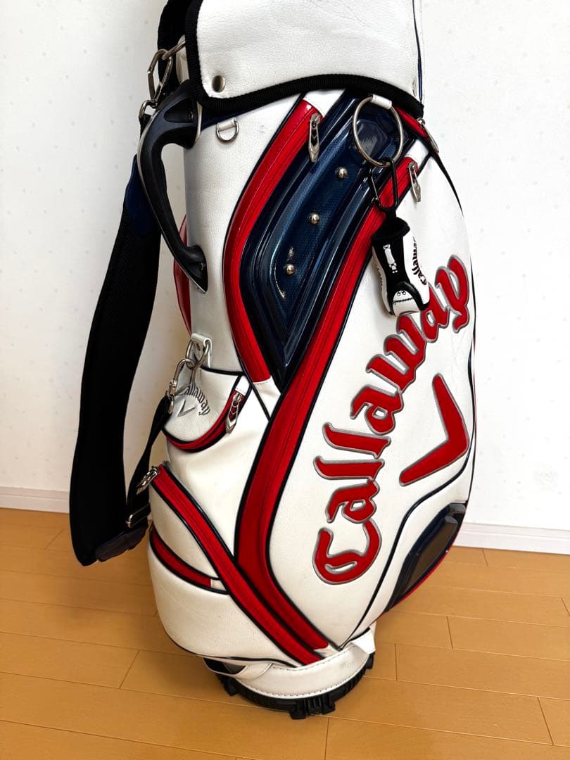 Callaway キャディバッグ 白/赤/青 おまけ ボール入付き