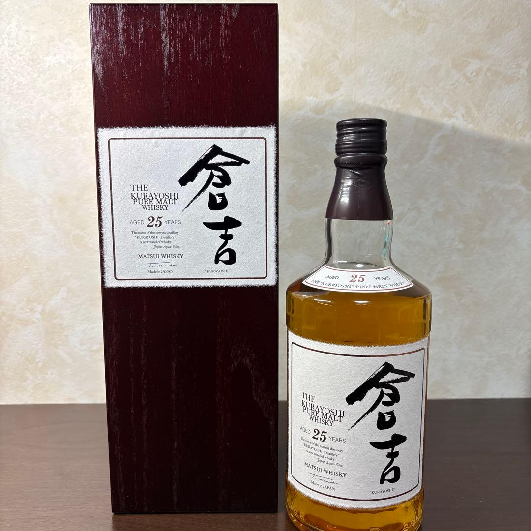 マツイピュアモルトウイスキー倉吉25年700ml