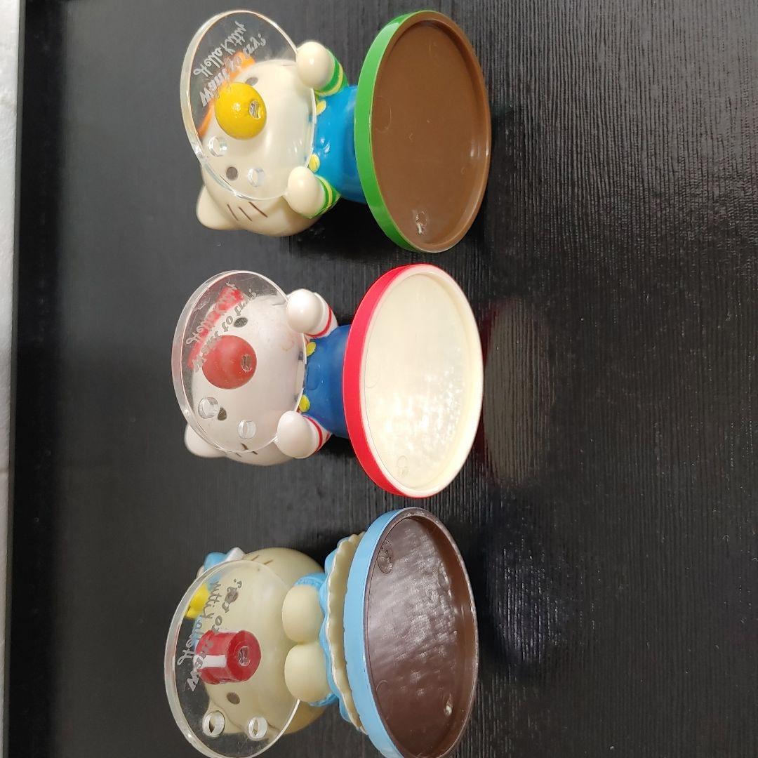 希少 キティ フィギュア アクセサリートレイ レトロ 3個セット KITTY