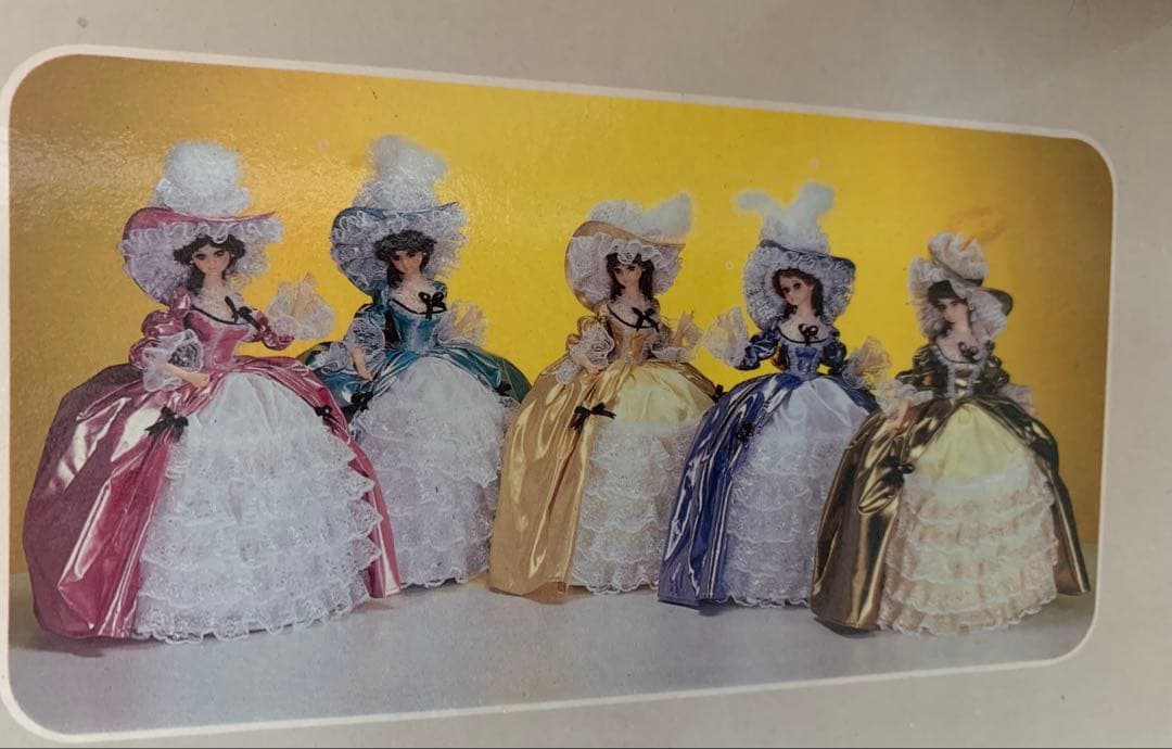 アンティーク オルゴール miss ROSA 人形 ドール　昭和レトロ