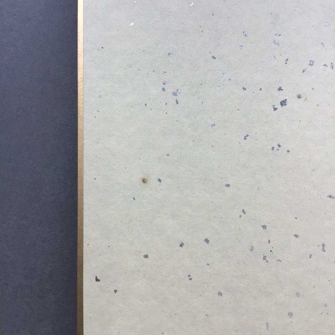 色紙￼摩詞般若波羅蜜多心経写経　水谷健一謹書　佐藤忠正謹製　畳紙S1025SSの