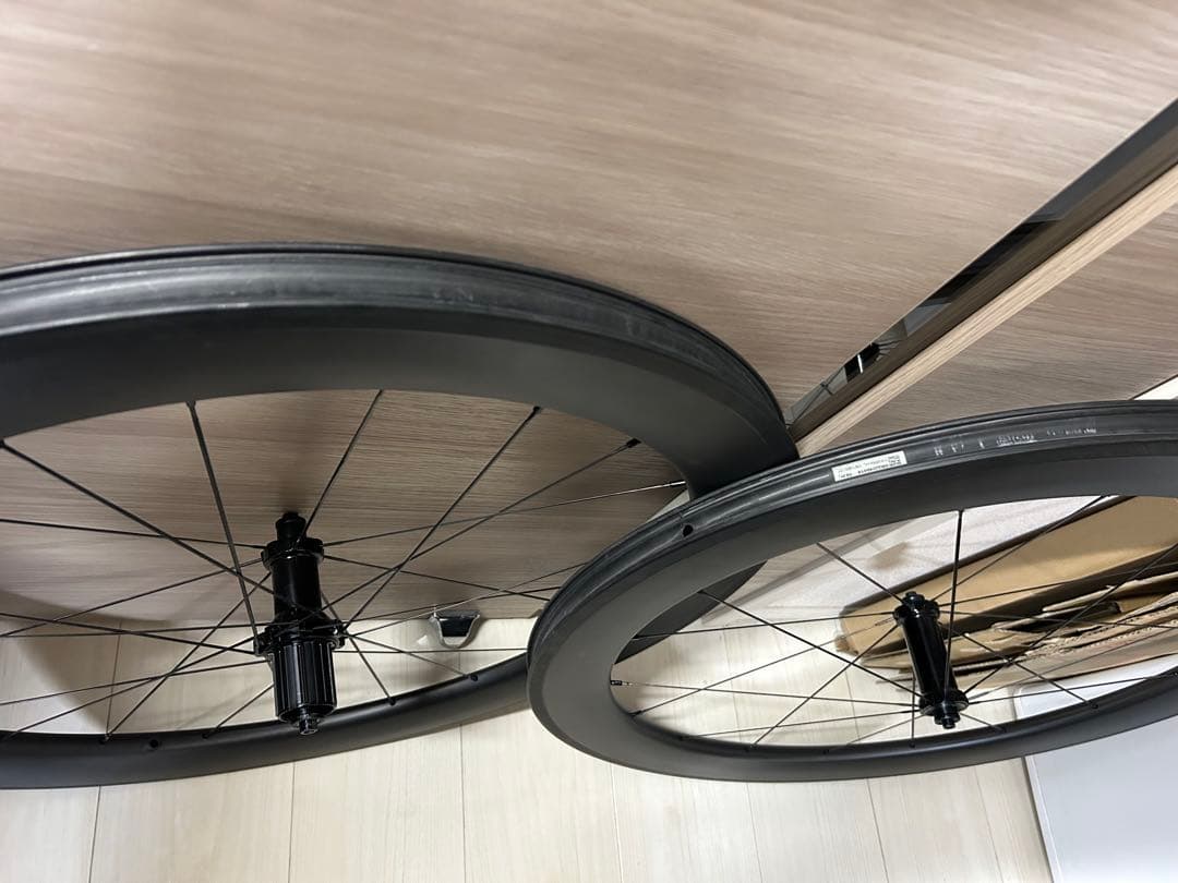 ちくわホイール　ttバイク　65mm カーボンホイール　リムブレーキ　ディープ