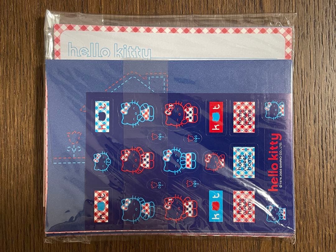 レア♡サンリオ♡キティ 海外限定 チェック レターセット 2003年