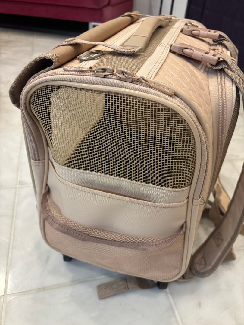 OFT ペットキャリー　ピンクベージュ