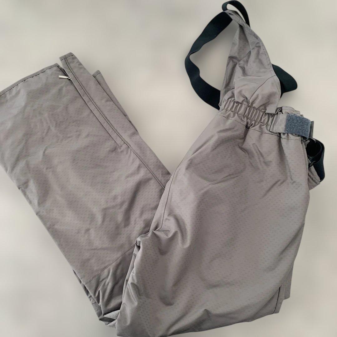 DESCENTE スキーウェア　セットアップ　上下　イエロー　グレー　XL