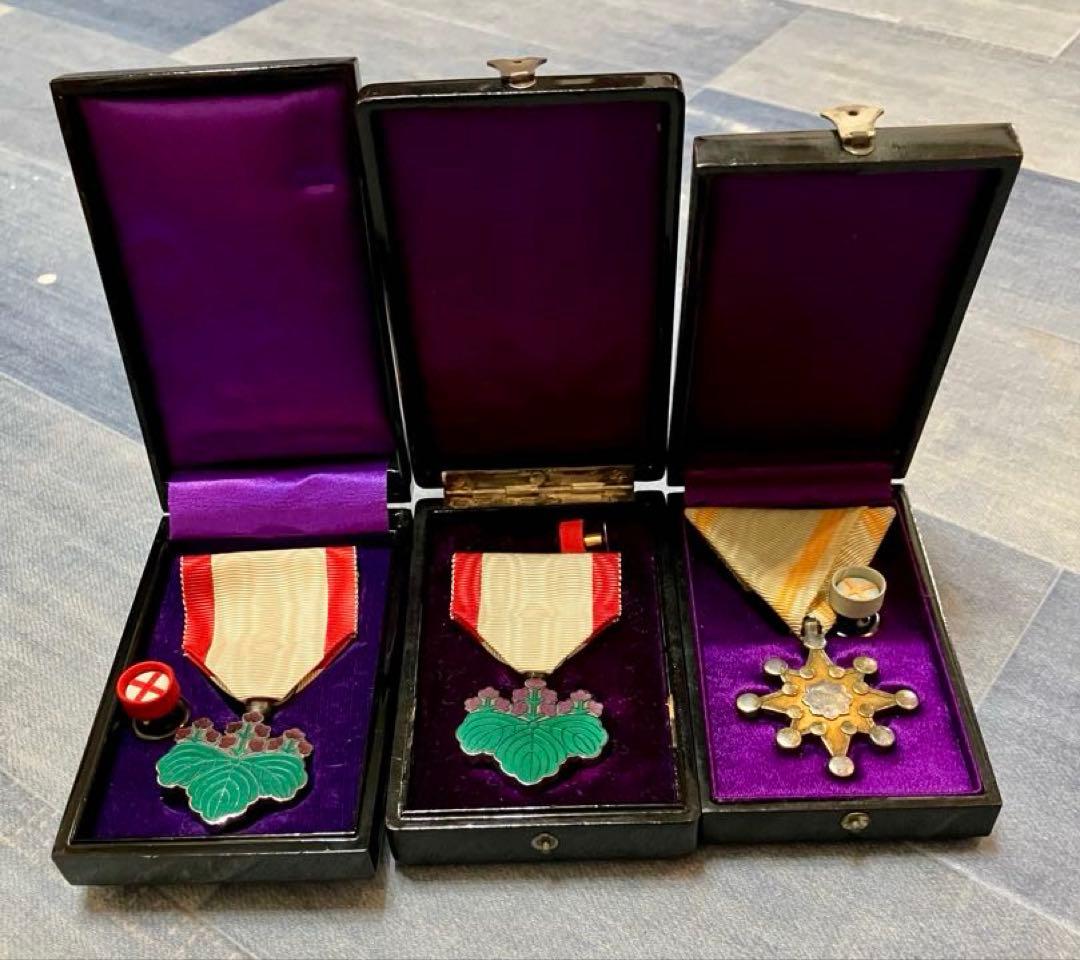 N3343 旧日本軍　勲章　6点セット