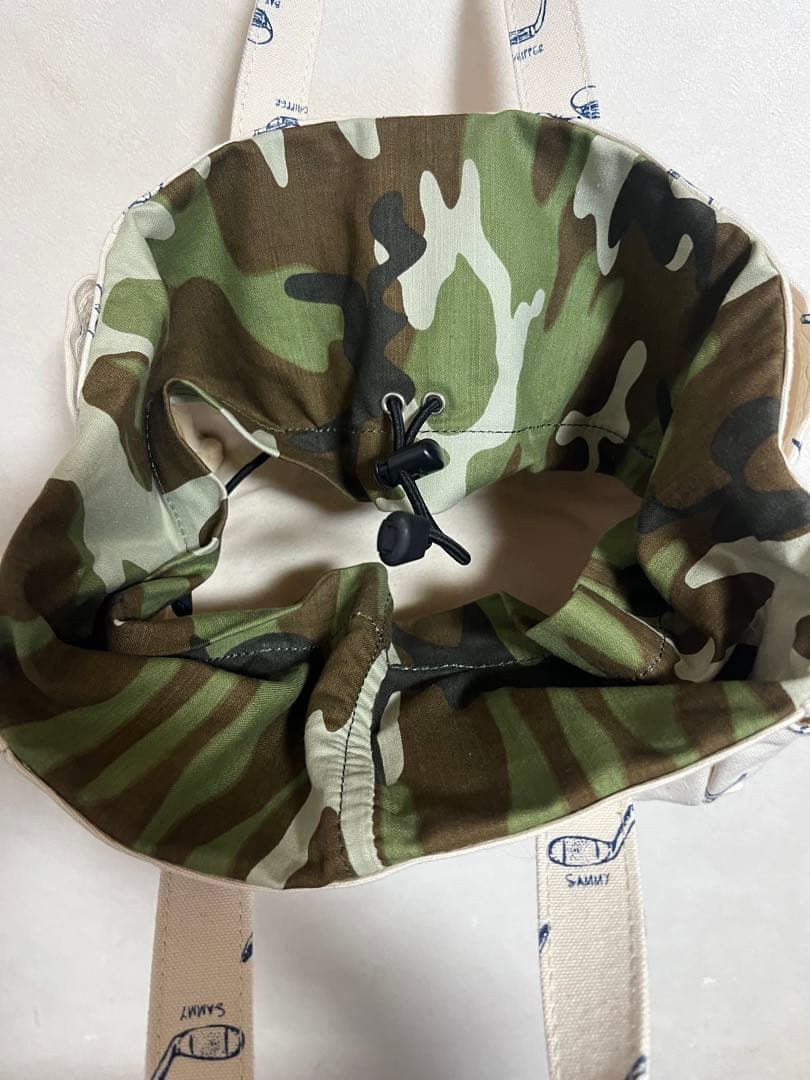 木の庄帆布 ミルクトートラウンドバッグ