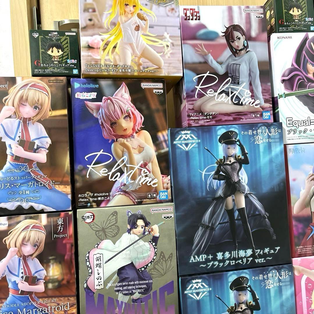 25個 まとめ売り セット プライズ フィギュア プリキュア 当方 リゼロ 鬼滅