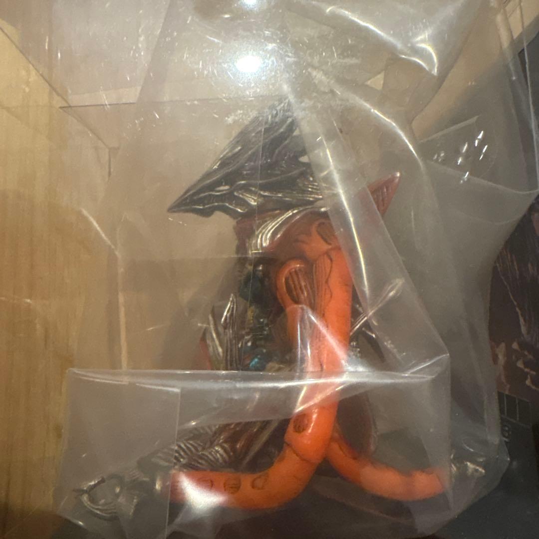 シカルナ工房 CUBE イリス ソフビ フィギュア ガメラ3 邪神 覚醒オレンジ