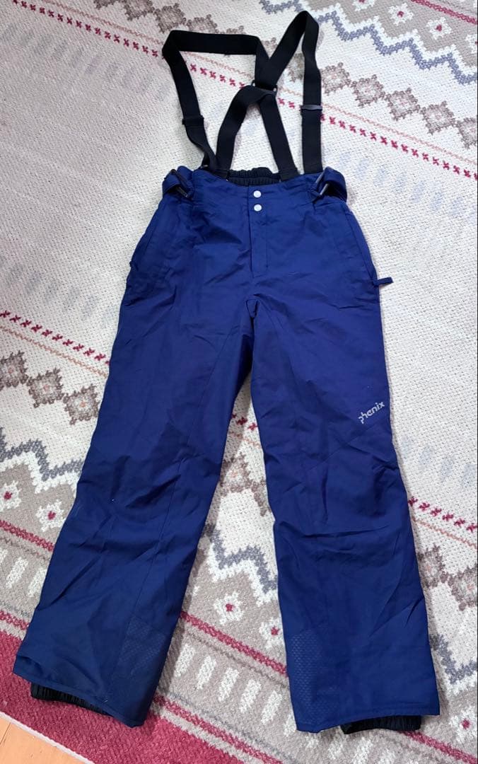 Phenix スキーウェア 青色 男性用