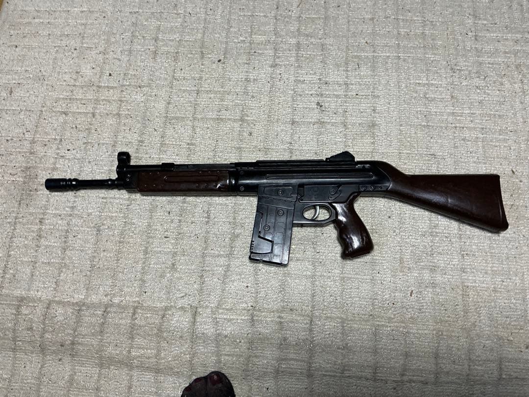 マツシロトーイ／プラスチック製ライフル銃。【弾はありません　昭和レトロ】。