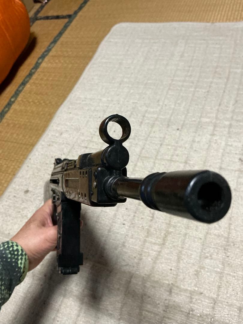 マツシロトーイ／プラスチック製ライフル銃。【弾はありません　昭和レトロ】。