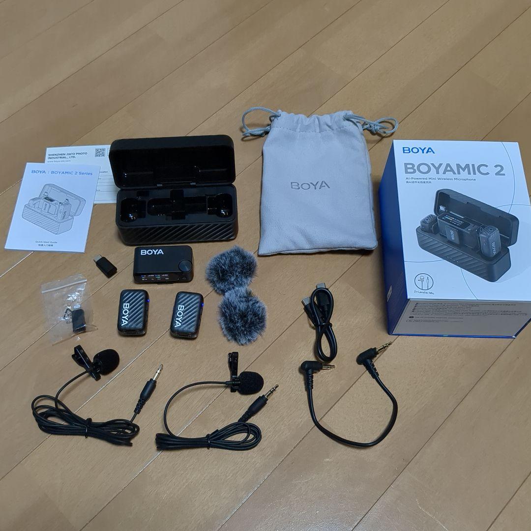 BOYA MIC2 ワイヤレスマイク 32bit float