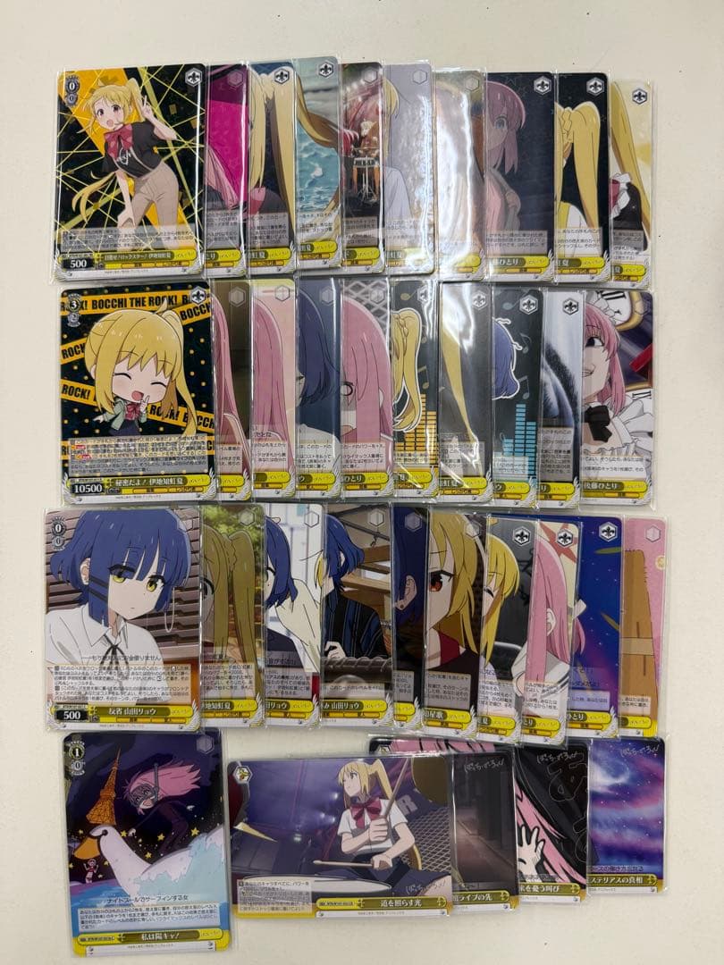 WS ヴァイスシュヴァルツ　ぼっち・ざ・ろっく！　RR以下4コン＋SR1種4枚