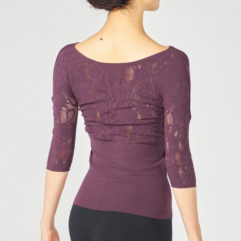 チャコット　ノーソーイングニット　カップ付き　バレリーナネック