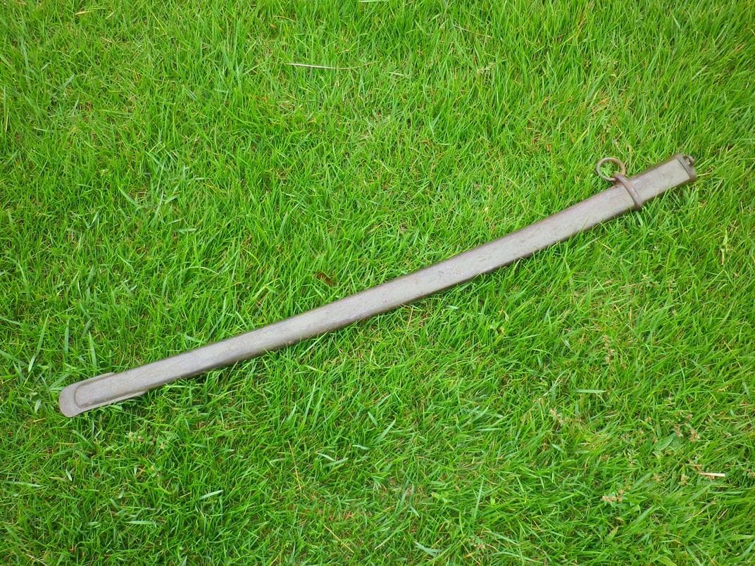 九五式軍刀の鞘　中期型（サイド駐爪タイプ）　当時物　状態良好