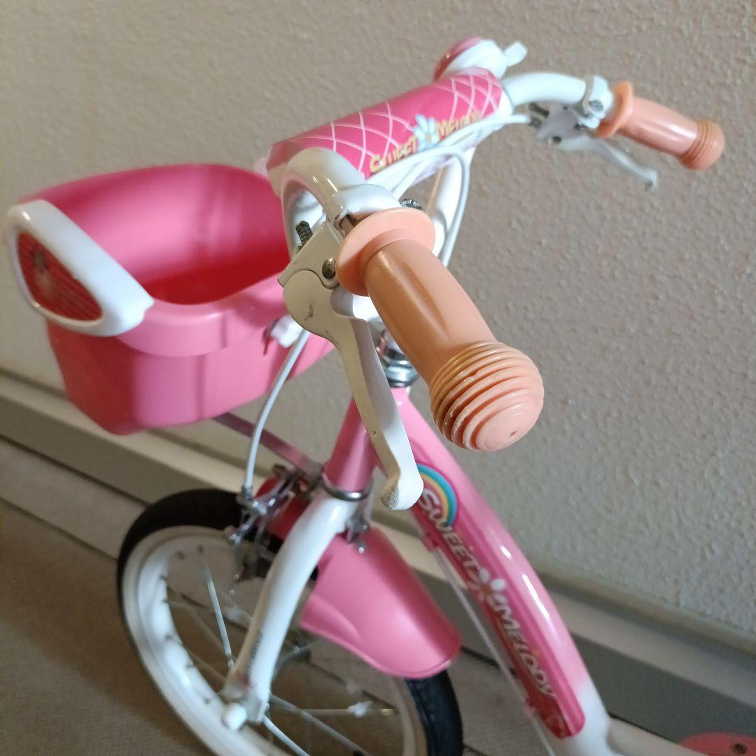 MYPALLAS(マイパラス) 子供用自転車16インチ 女の子用 ピンク補助輪付