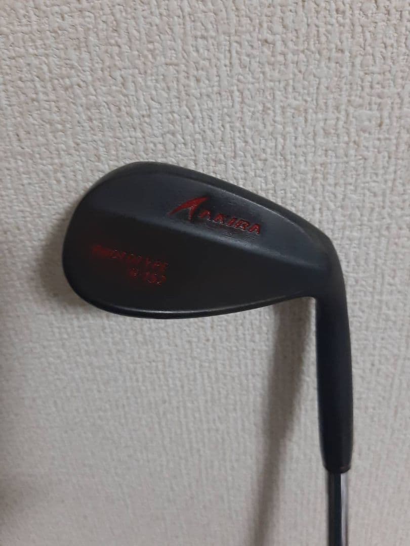 ガンブルー仕上げ AKIRA 52度 スチールウェッジ