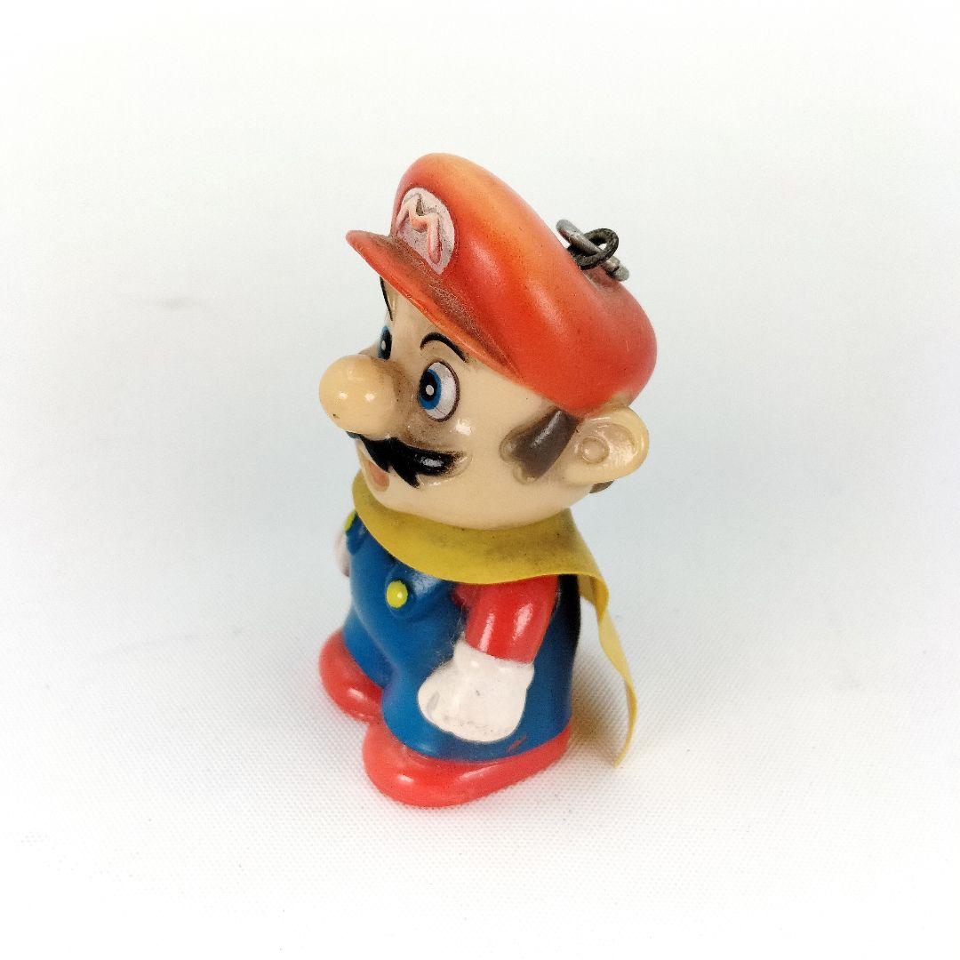 レトロ スーパーマリオワールド マントマリオ キーホルダー フィギュア 当時物