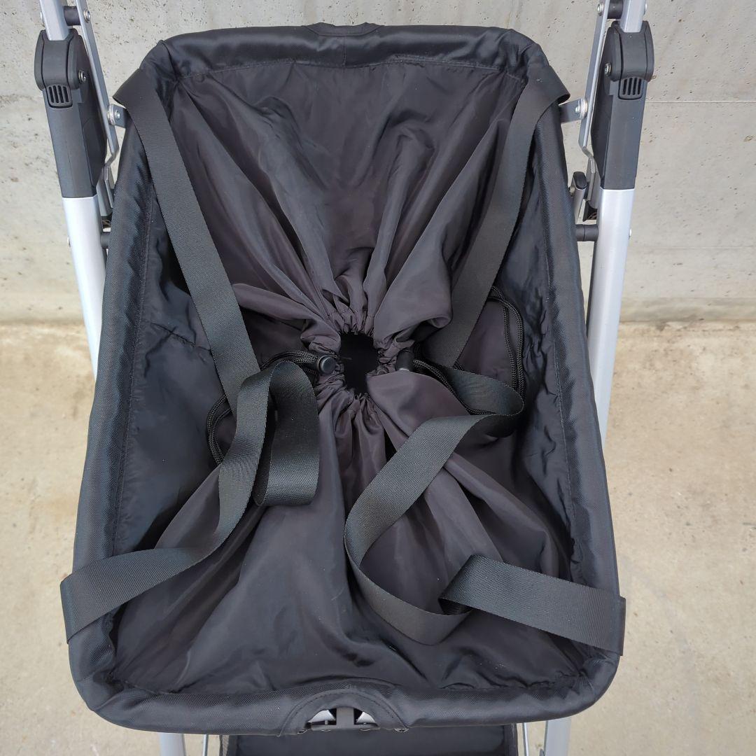 EcoCa 折りたたみショッピングカート 黒 エコカ 買い物カート